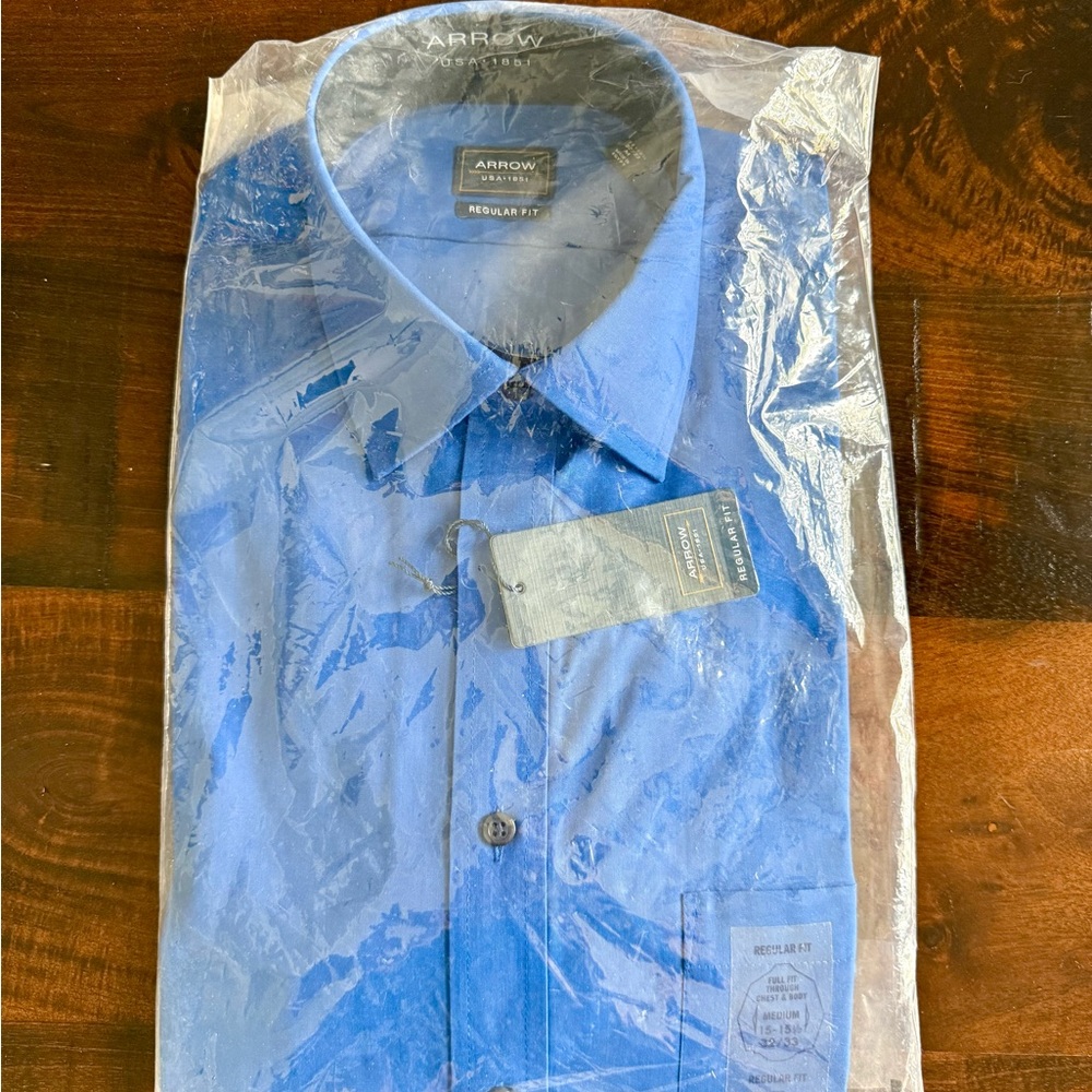 Arrow Men's Blue Dress Shirt